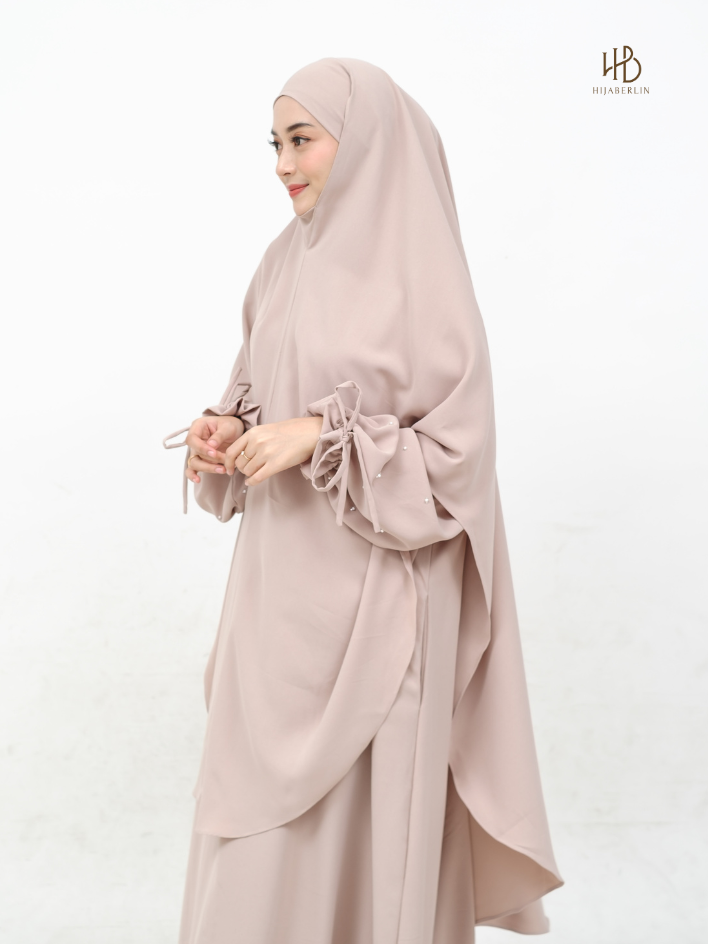 Khaula Dress Taupe - Hijaberlin