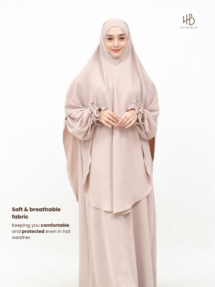 Khaula Dress Taupe - Hijaberlin