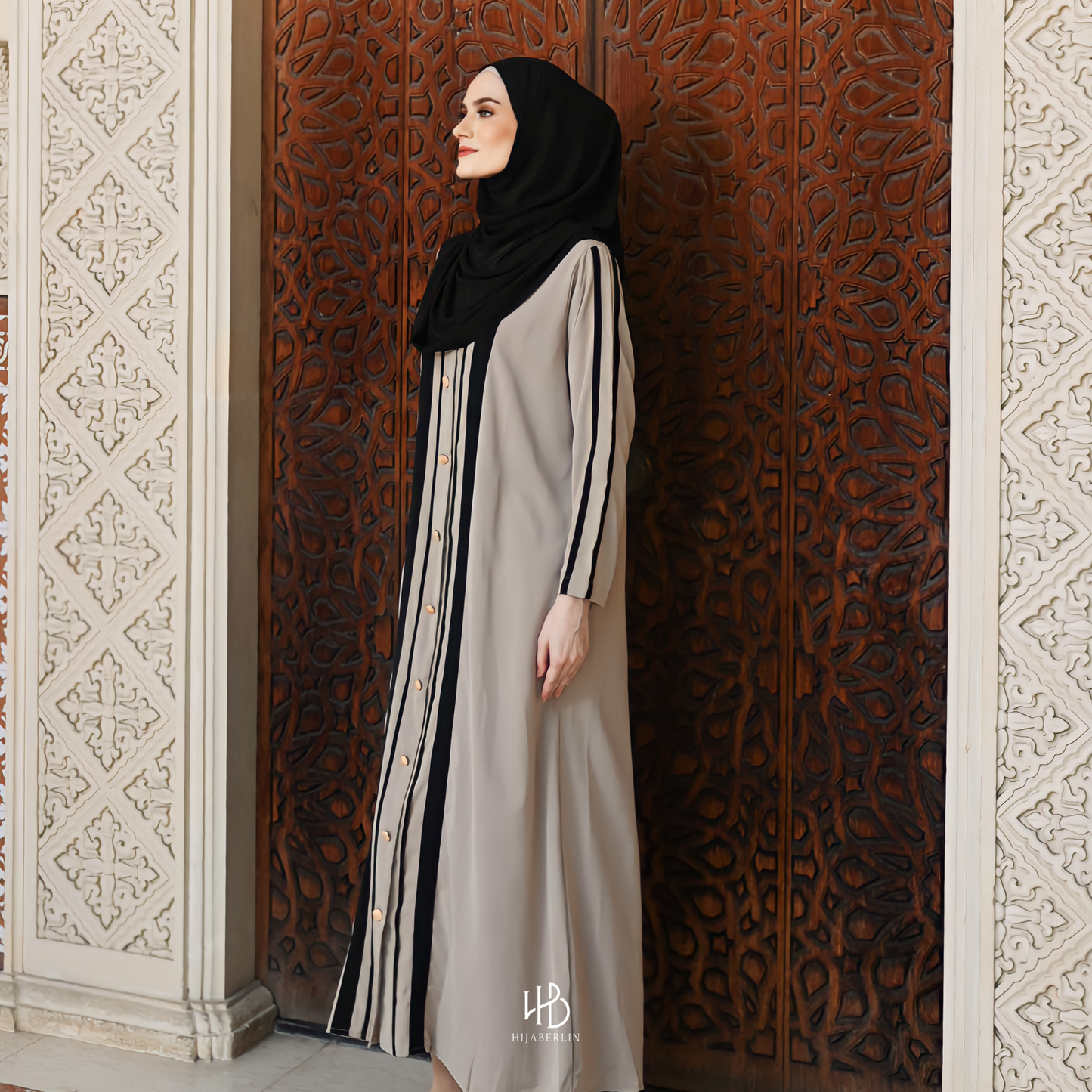 Fatimah Abaya Set Hijaberlin - Desert