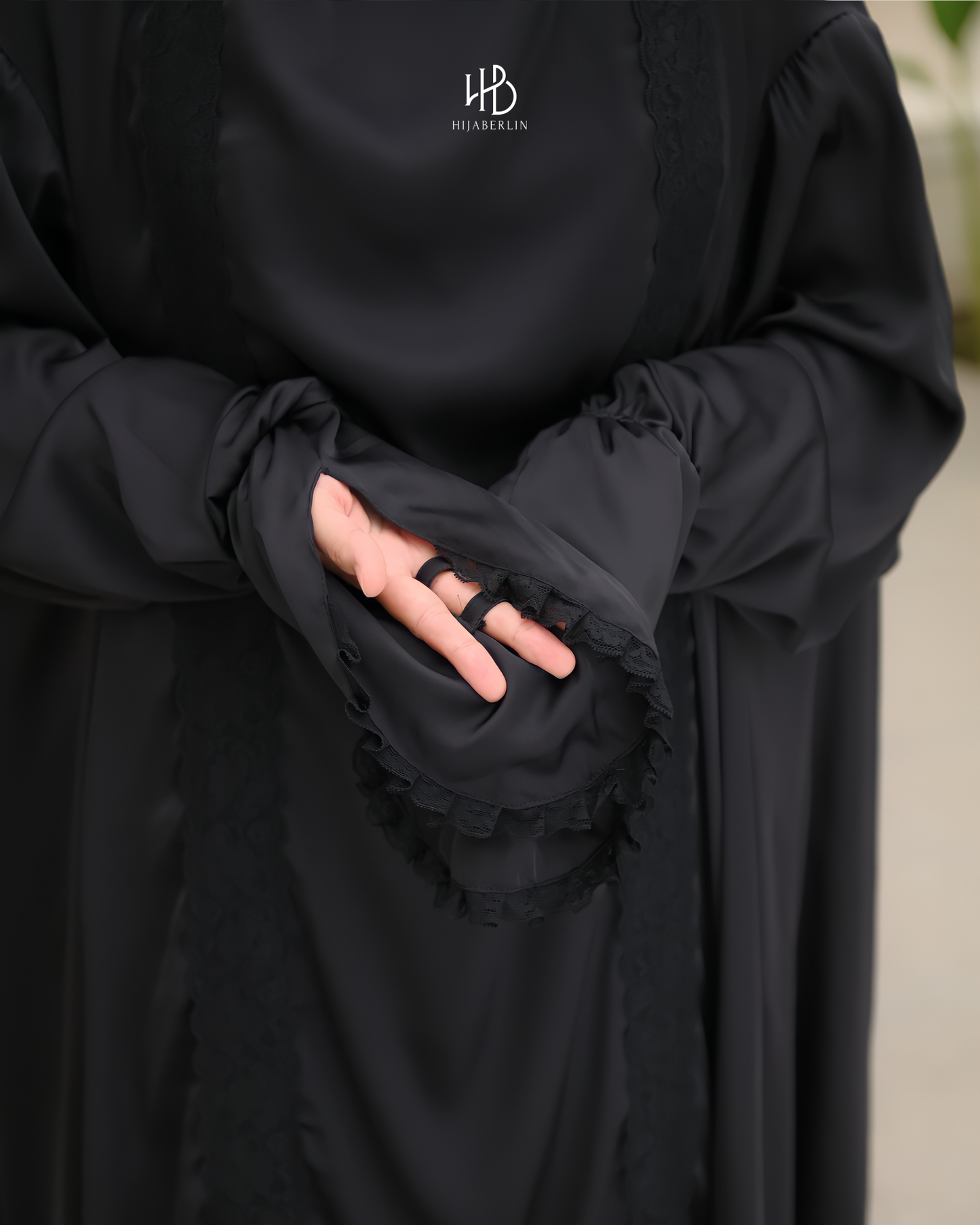 Ruqqayah Prayer Set Black - Hijaberlin