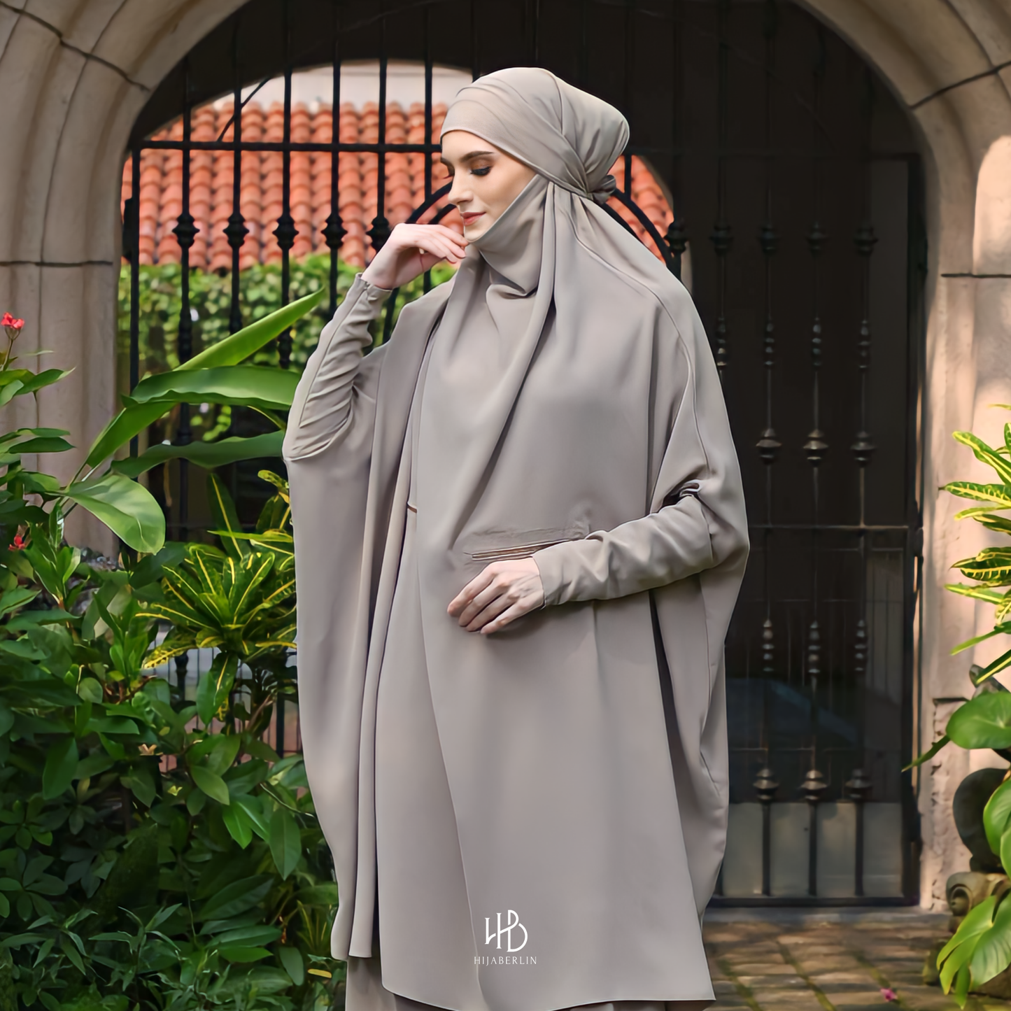 Aisyah Khimar Set Hijaberlin - Moss
