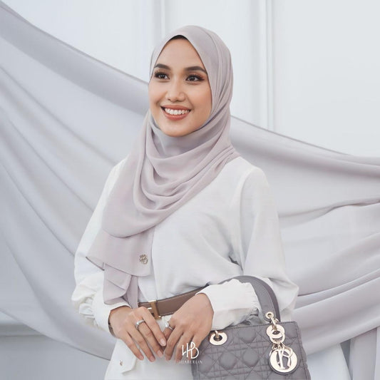 Basic Shawl Ultrasoft Hijaberlin - Ash Grey