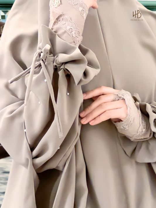 Khaula Dress Latte - Hijaberlin