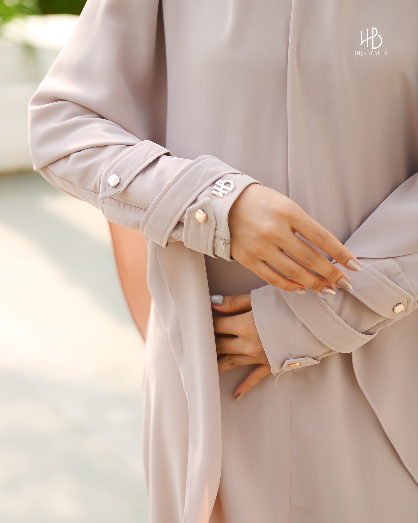 Nusaibah Dress Set Taupe - Hijaberlin