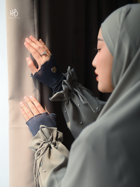 Khaula Dress Grey - Hijaberlin