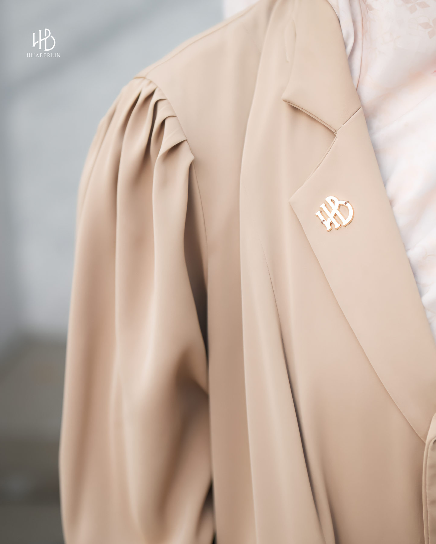 Salamah Outer Dress Wood - Hijaberlin