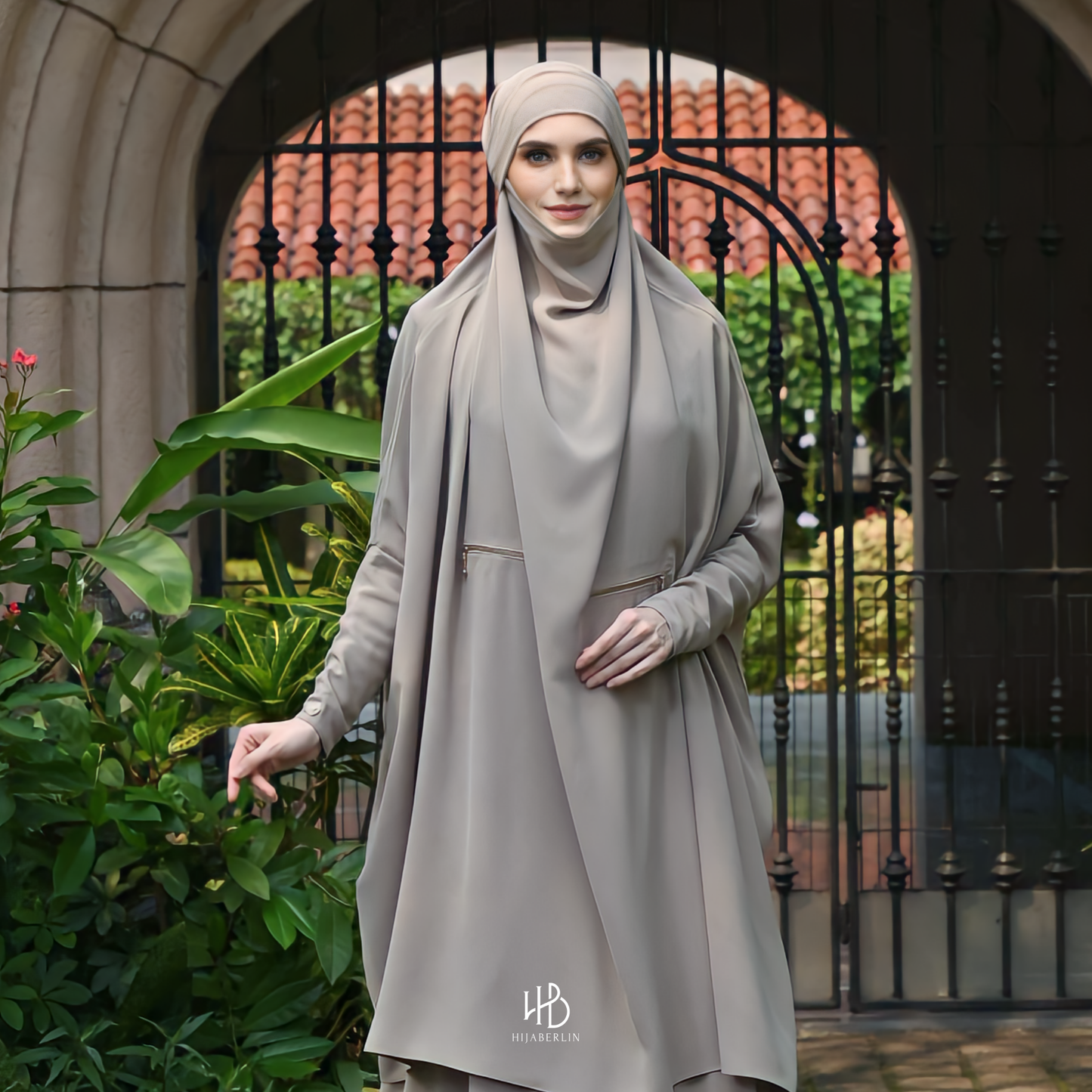 Aisyah Khimar Set Hijaberlin - Moss