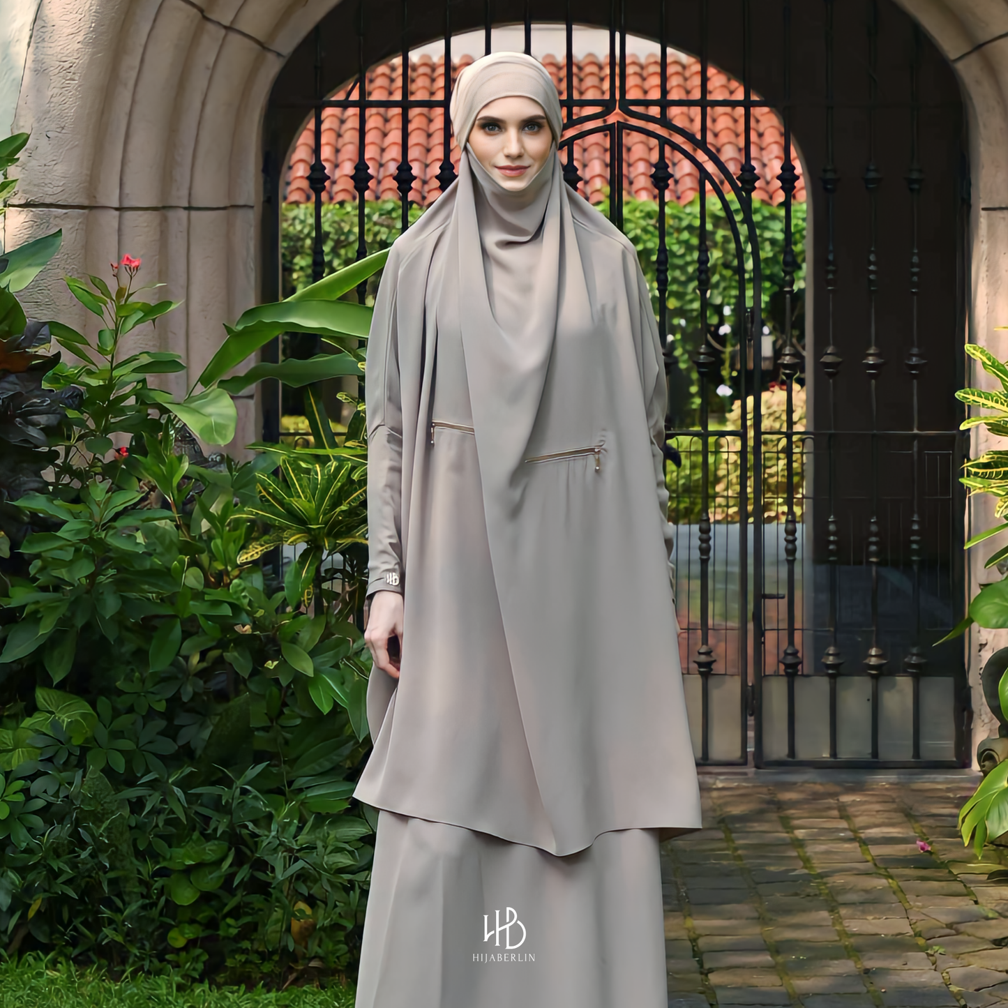 Aisyah Khimar Set Hijaberlin - Moss