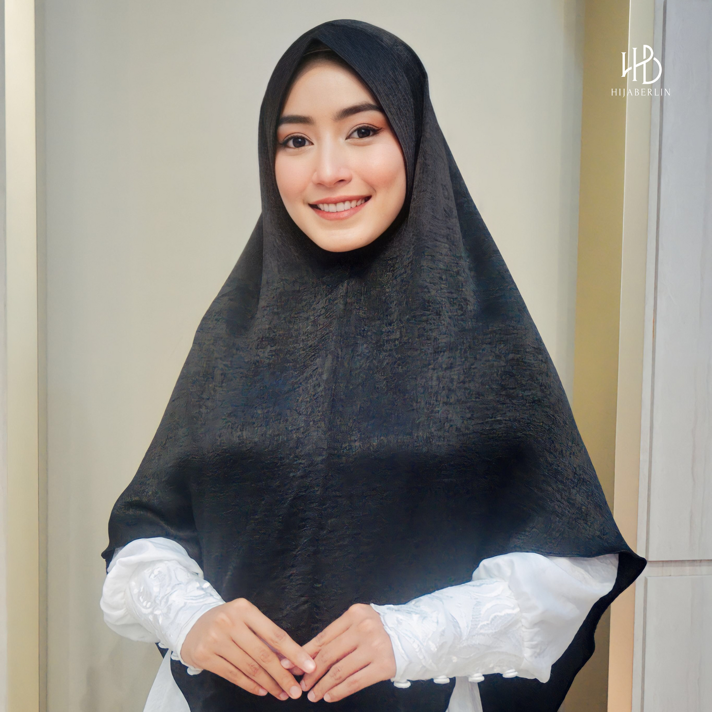 Safira Khimar Syar'i Black - Hijaberlin