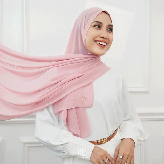 Basic Shawl Ultrasoft Hijaberlin - Pinkish