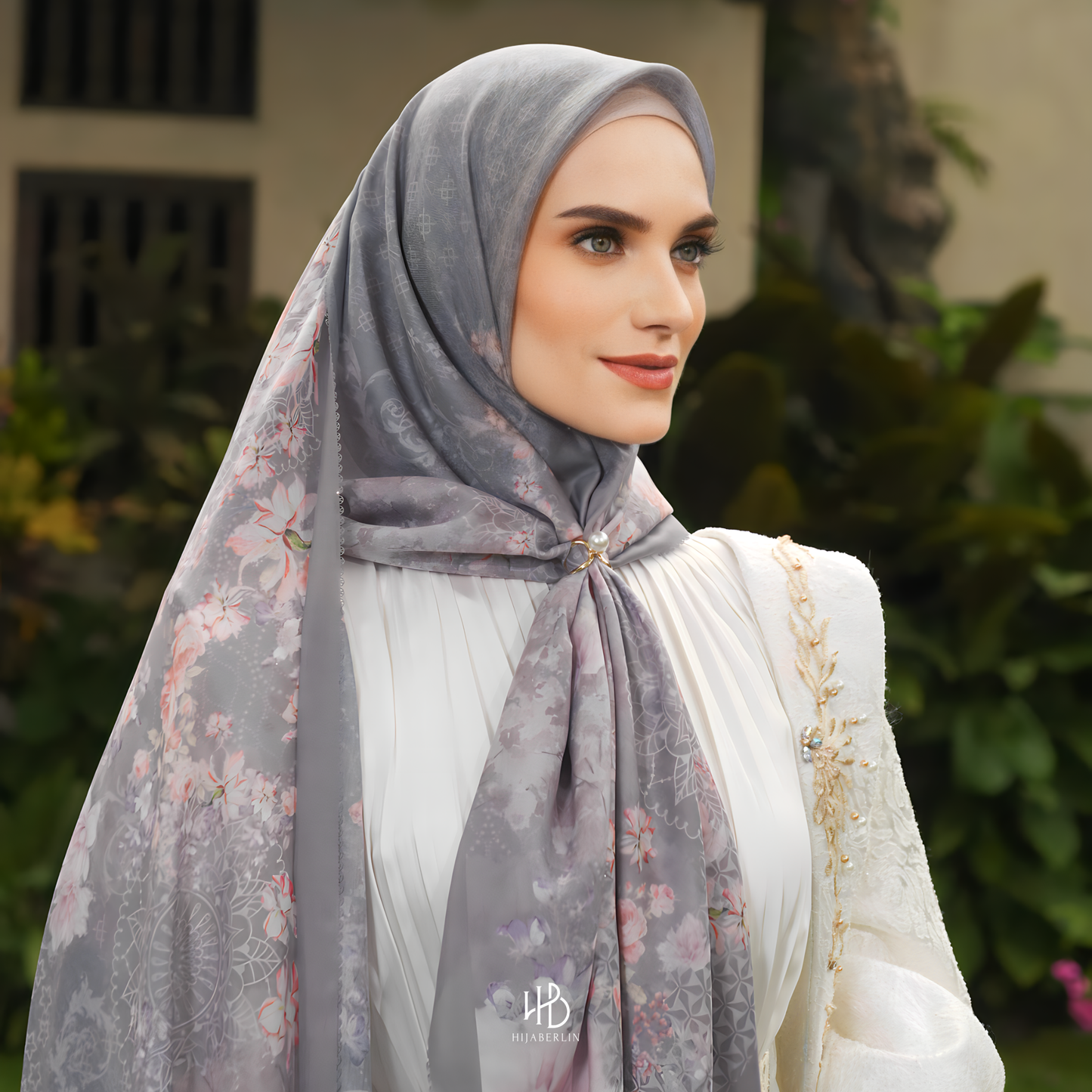 Fiore Scarf Hijaberlin - Sabbia