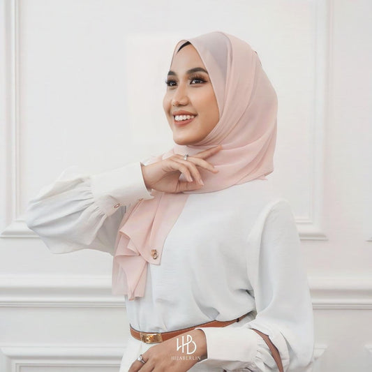 Basic Shawl Ultrasoft Hijaberlin - Creamy