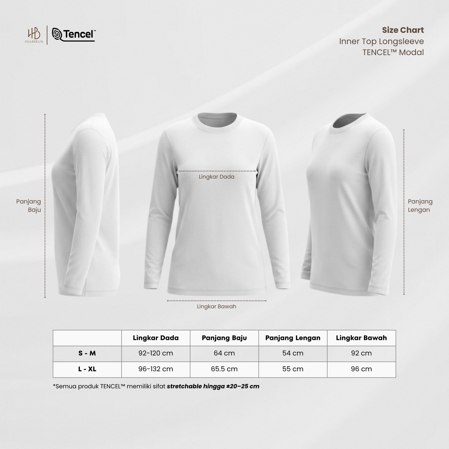 Inner Top Longsleeve TENCEL™ - Hijaberlin