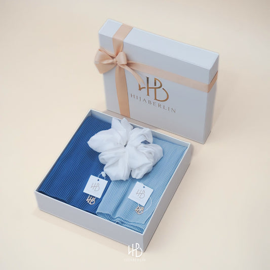 Gift Set Exclusive Box 2 Ayesha Pleats Shawl Hijaberlin