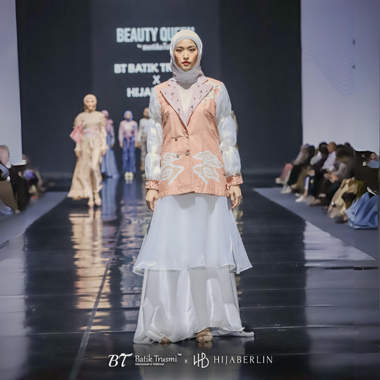 HIJABERLIN X BT BATIK TRUSMI : SRIKANDI COLLECTION - DIEN DRESS