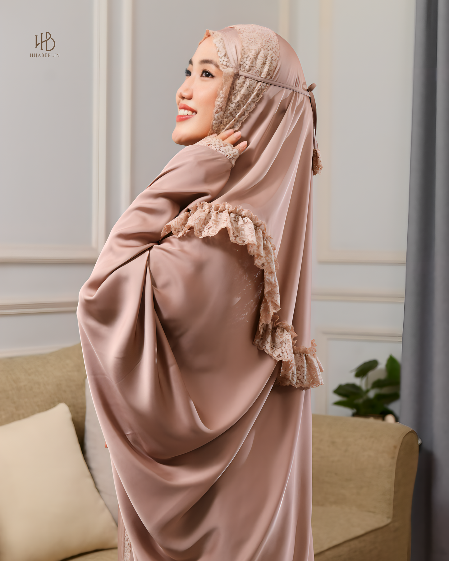 Faiza Prayer Set Brown - Hijaberlin