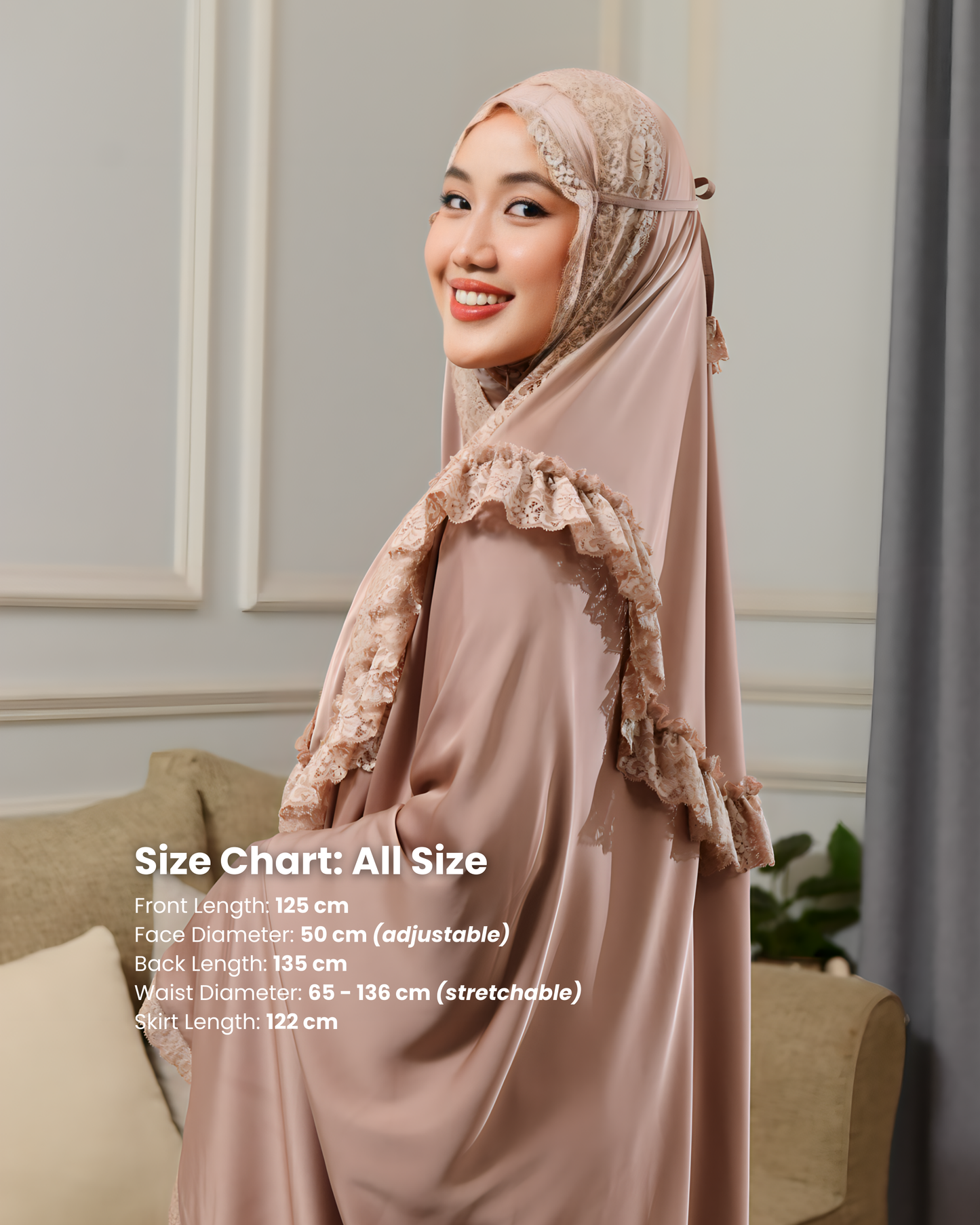 Faiza Prayer Set Brown - Hijaberlin