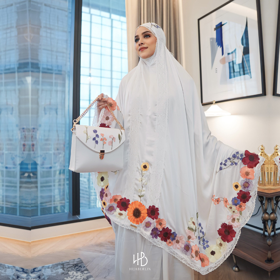 Flowerina Hijaberlin White