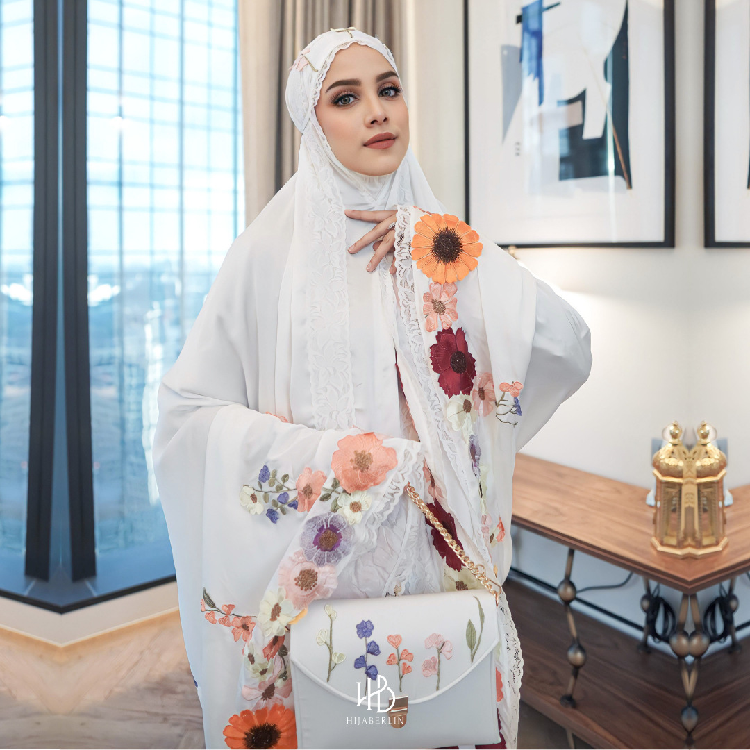 Flowerina Hijaberlin White