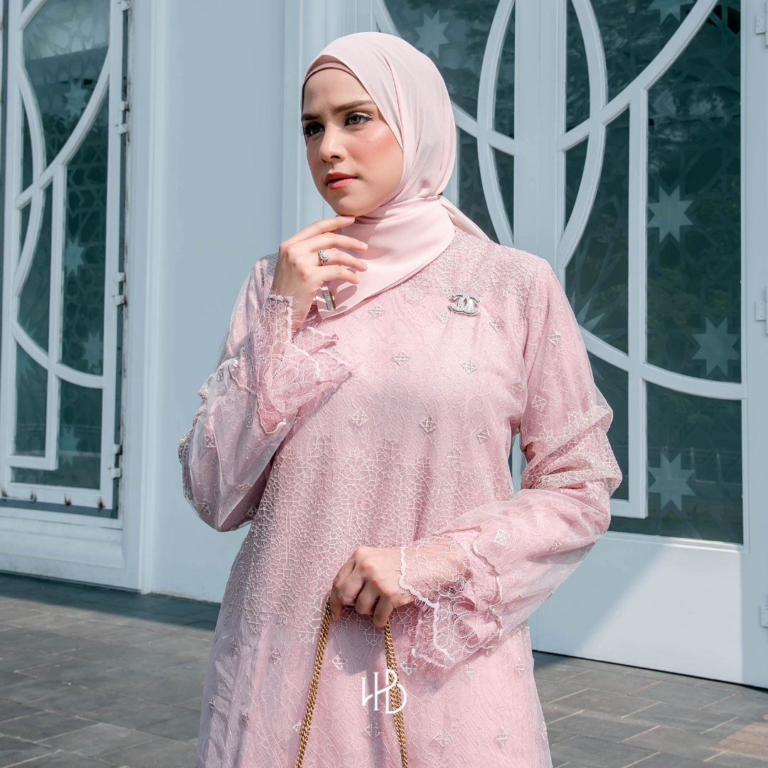 Balqis Dress Hijaberlin - Blush