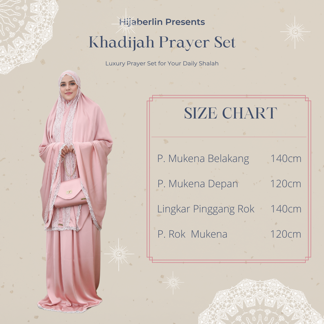 Khadijah Prayer Set Hijaberlin - Peach
