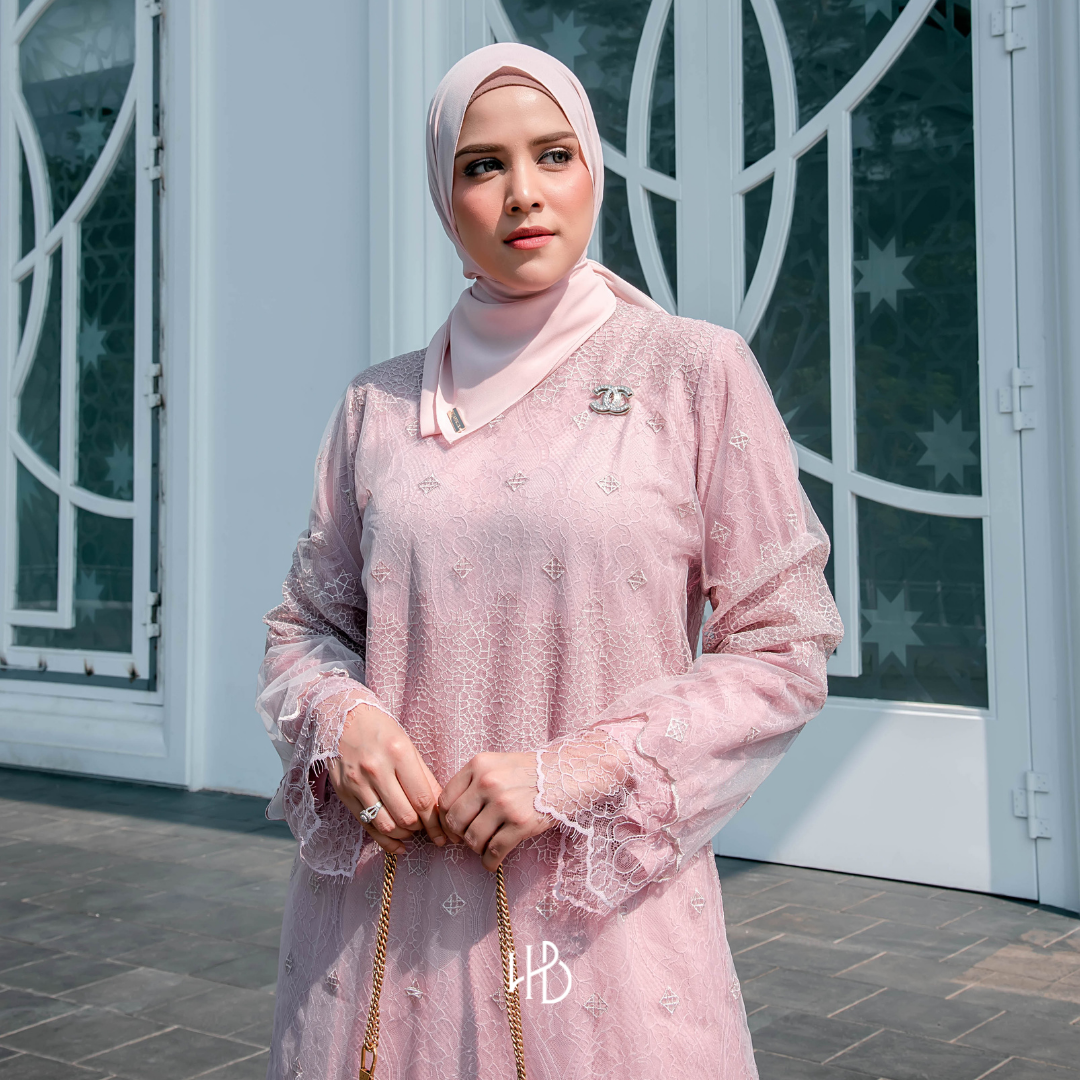 Balqis Dress Hijaberlin - Blush