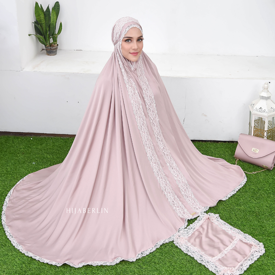 Khadijah Prayer Set Hijaberlin - Mauve
