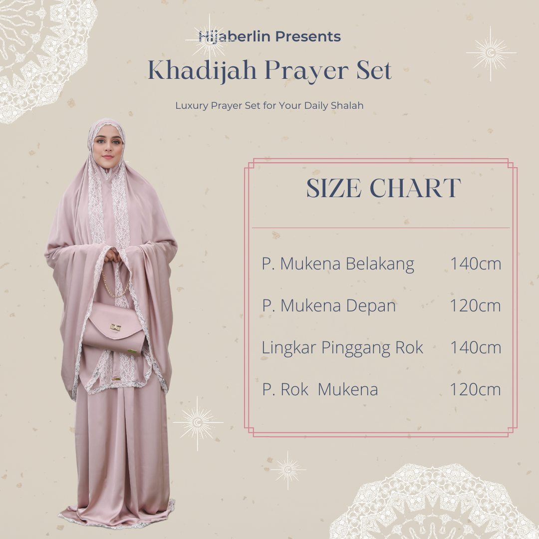 Khadijah Prayer Set Hijaberlin - Mauve