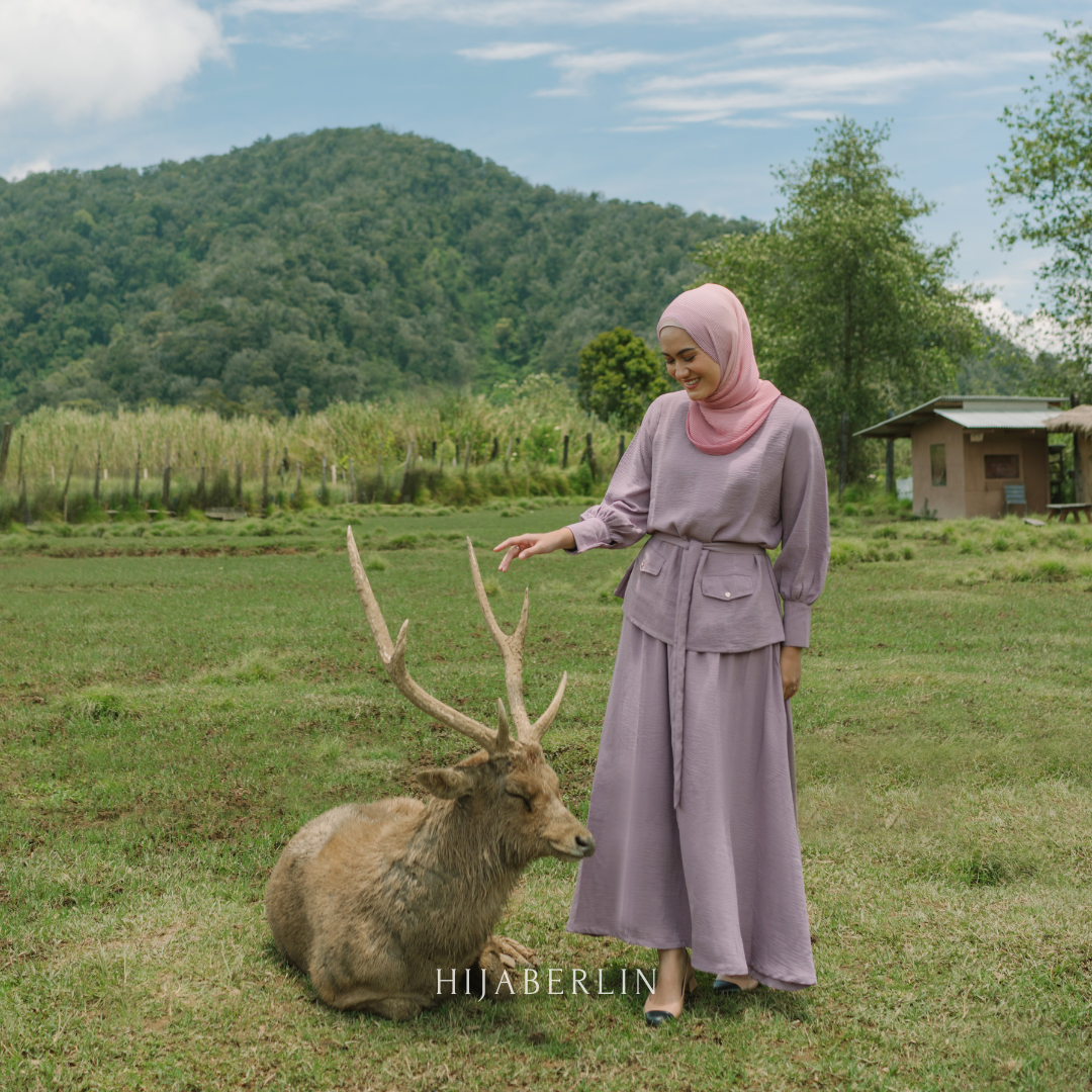 Sofia Set Hijaberlin - Orchid