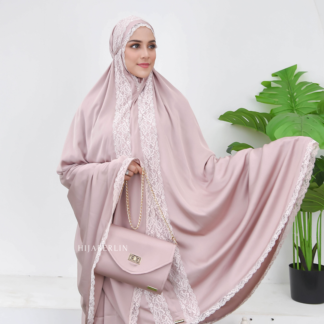 Khadijah Prayer Set Hijaberlin - Mauve