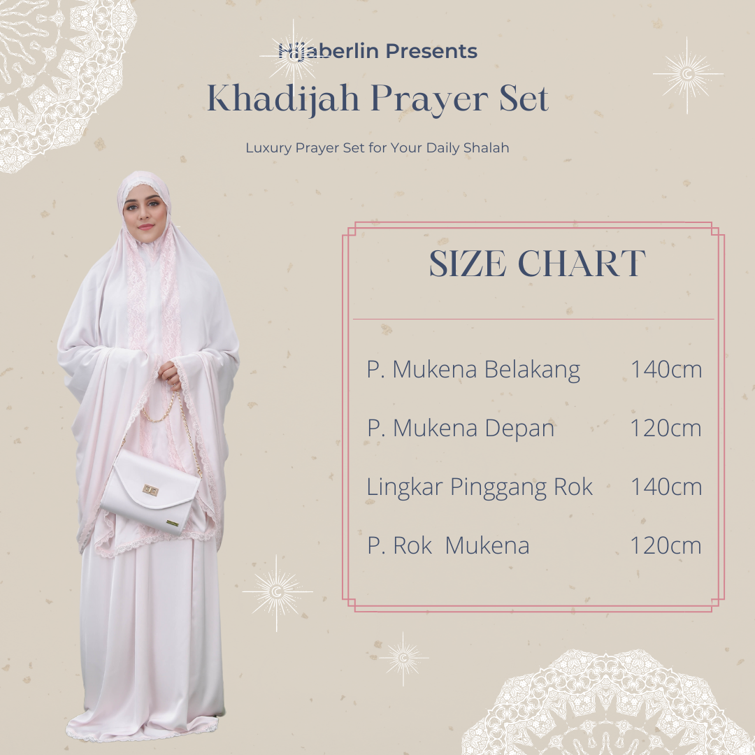 Khadijah Prayer Set Hijaberlin - Baby Pink