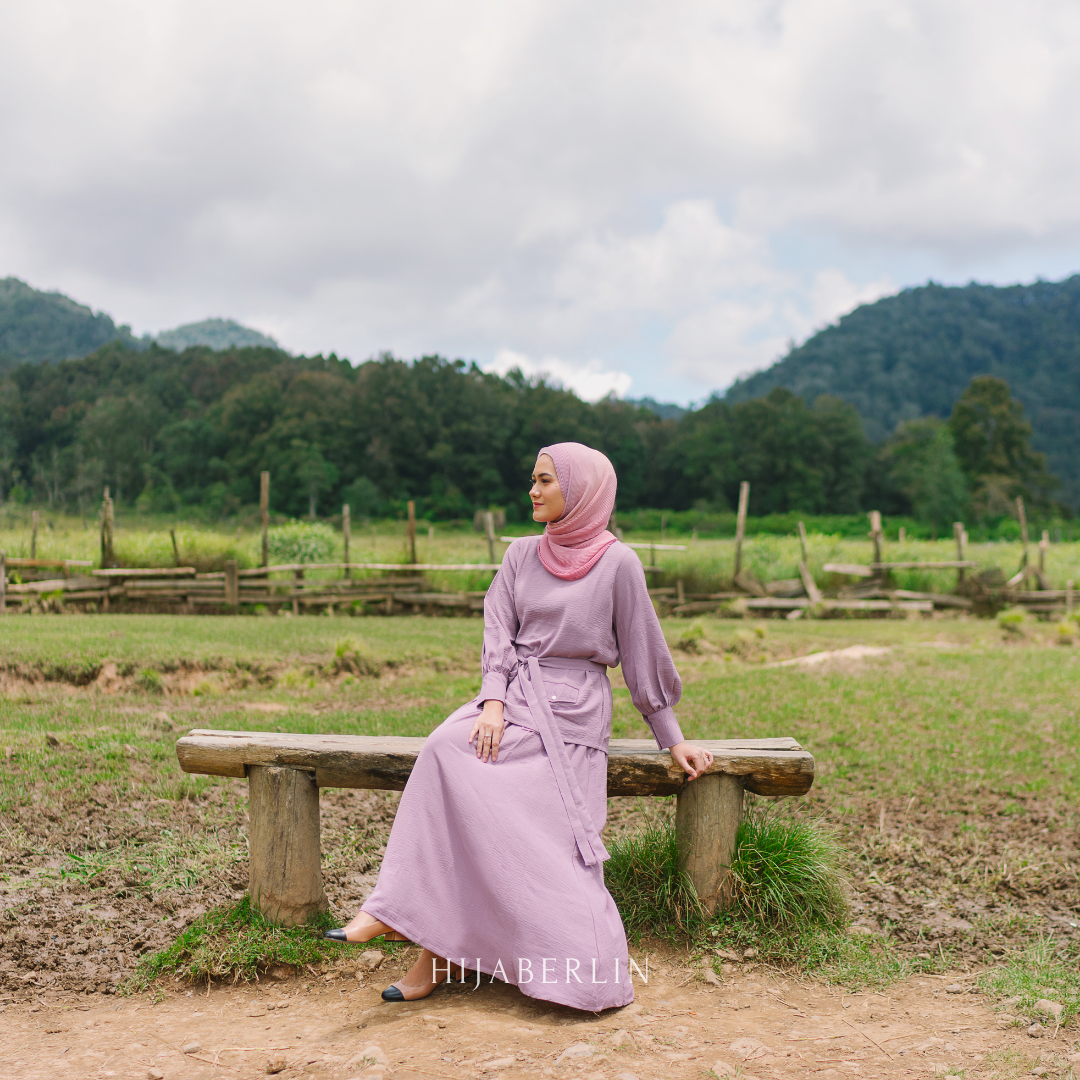 Sofia Set Hijaberlin - Orchid