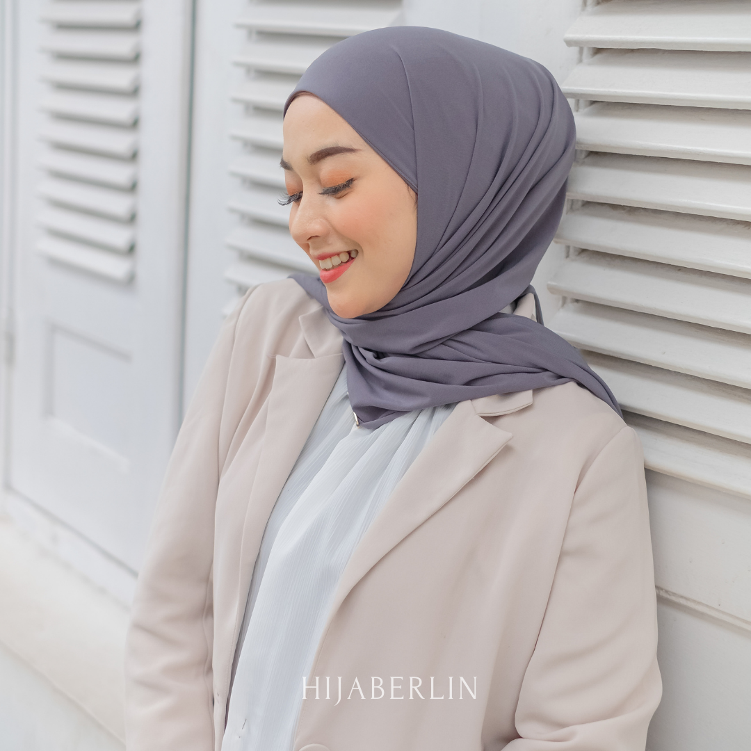 Vouges Instan Shawl 2in1 Hijaberlin - Gris
