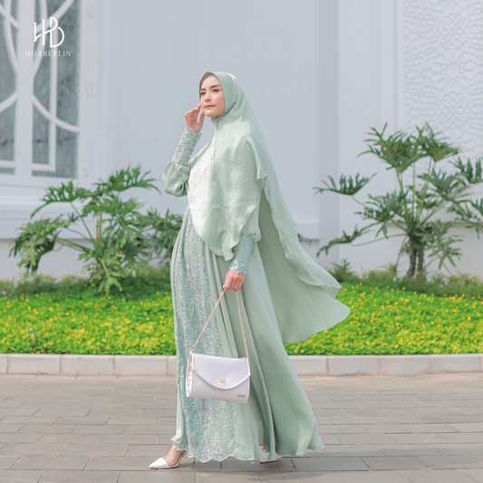 Almahira Dress Hijaberlin - Soft Sage