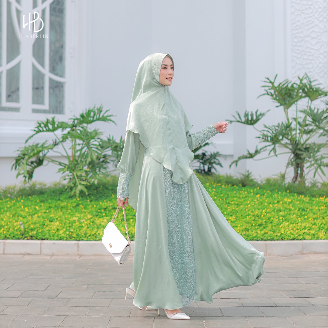 Almahira Dress Hijaberlin - Soft Sage