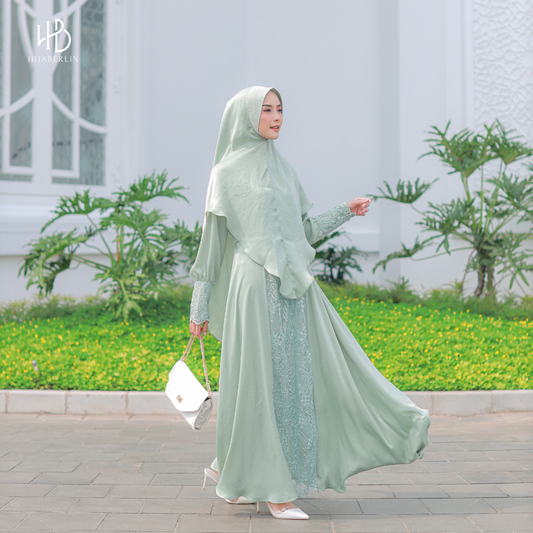 Almahira Dress Hijaberlin - Soft Sage