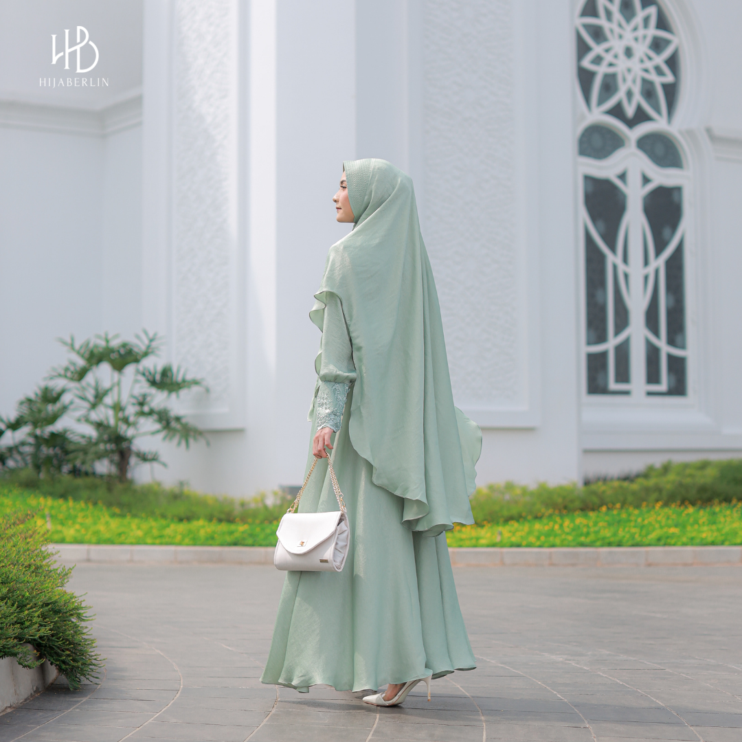 Almahira Dress Hijaberlin - Soft Sage