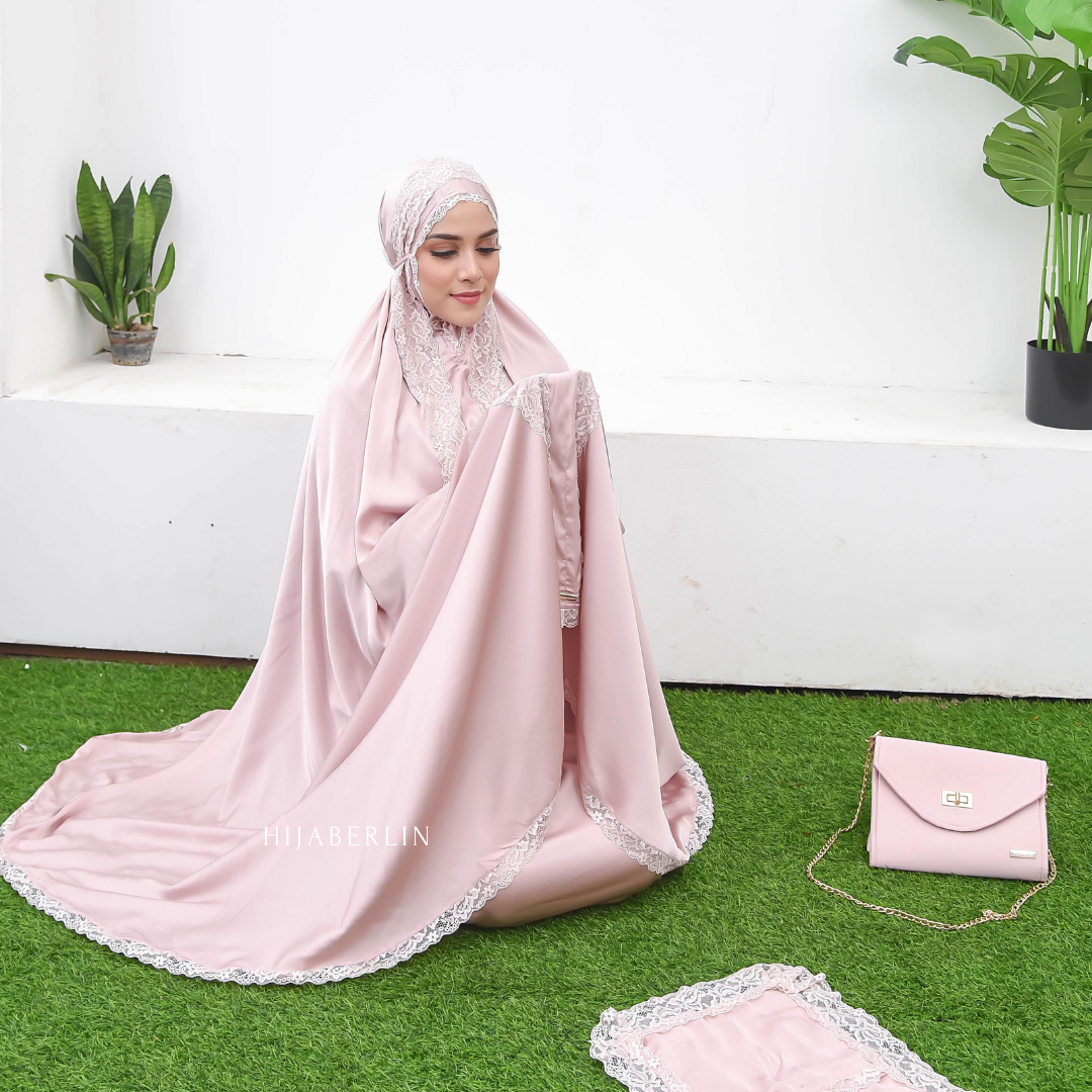 Khadijah Prayer Set Hijaberlin - Rose