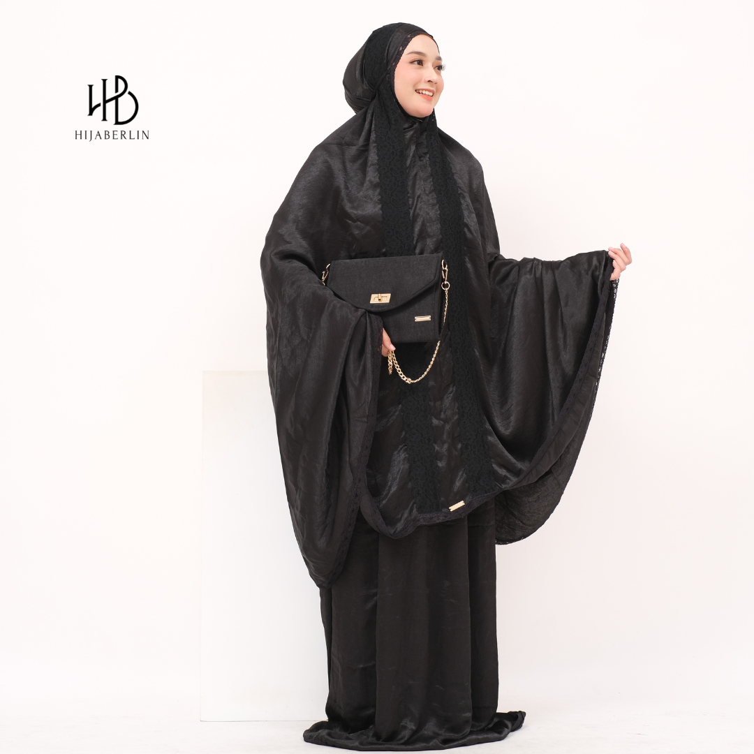 Azzahra Prayer Set Hijaberlin - Black
