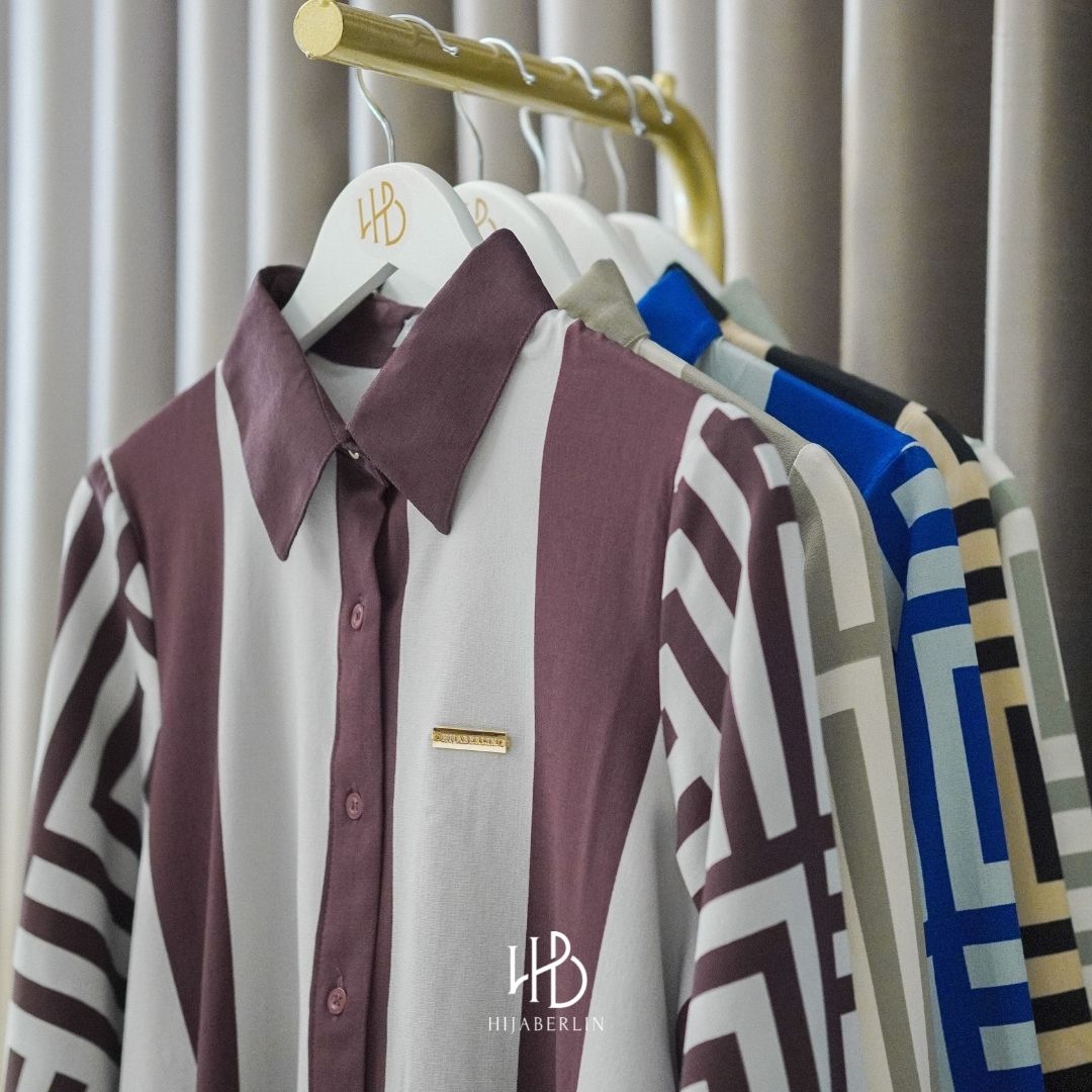 Freya Set Hijaberlin - Bordeaux