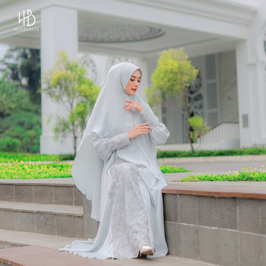 Almahira Dress Hijaberlin - Cloudy