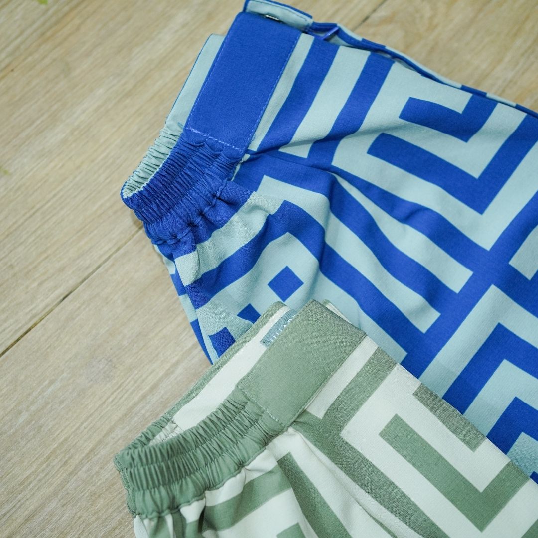 Freya Set Hijaberlin - Electric Blue