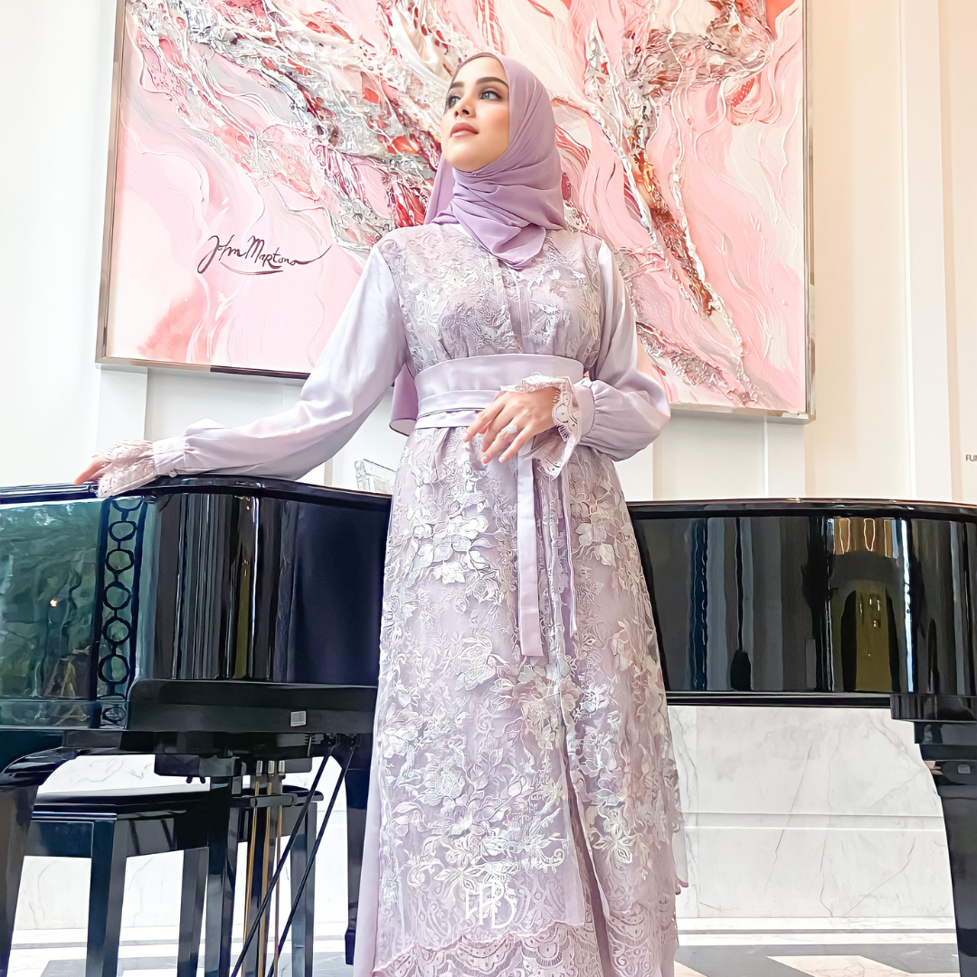 Precious Collection Hijaberlin - Hana Dress Lavender