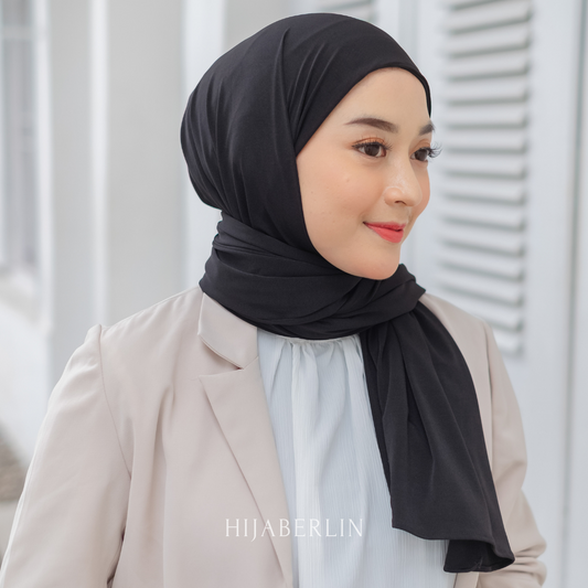 Vouges Instan Shawl 2in1 Hijaberlin - Noir