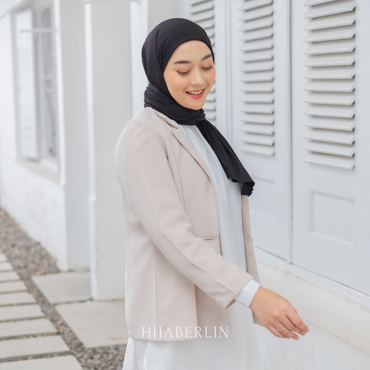 Vouges Instan Shawl 2in1 Hijaberlin - Noir
