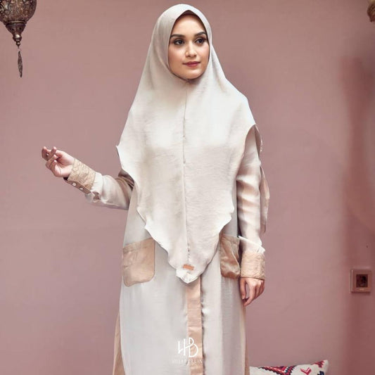 Sarah Abaya Hijaberlin - Beige