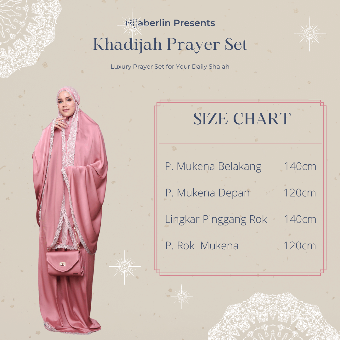 Khadijah Prayer Set Hijaberlin - Magenta