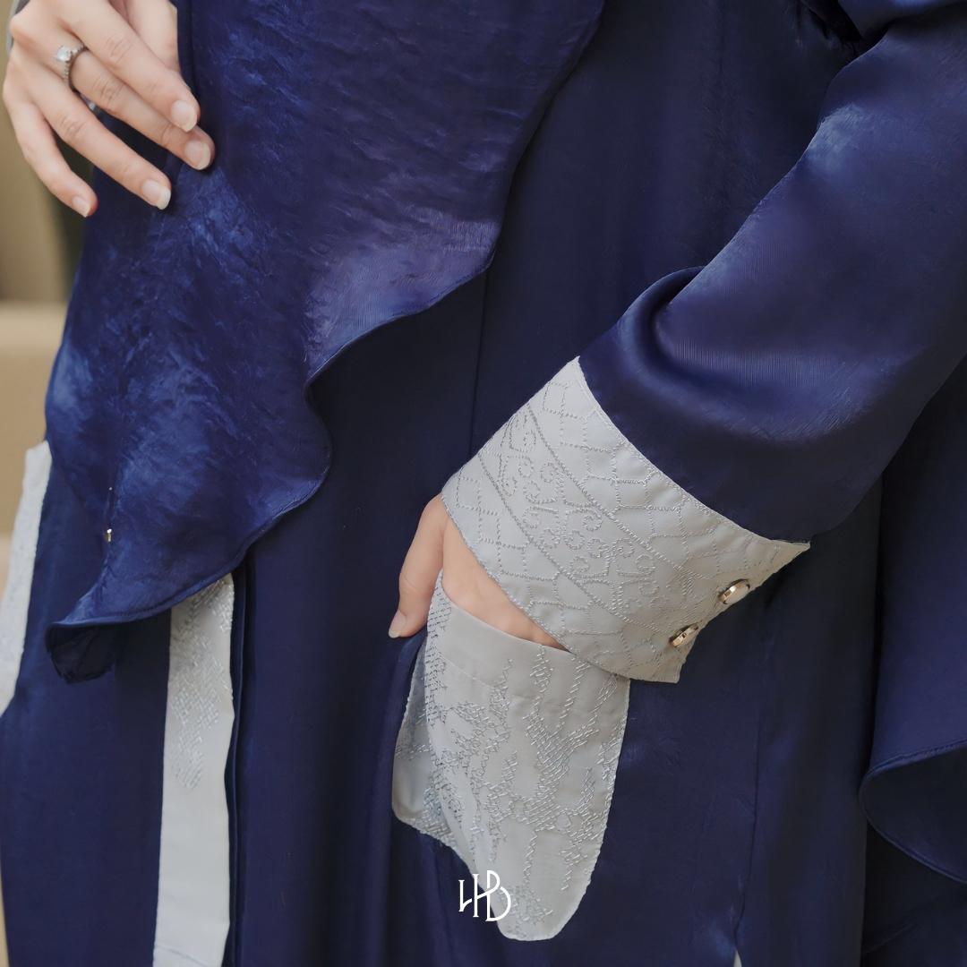 Sarah Abaya Hijaberlin - Navy