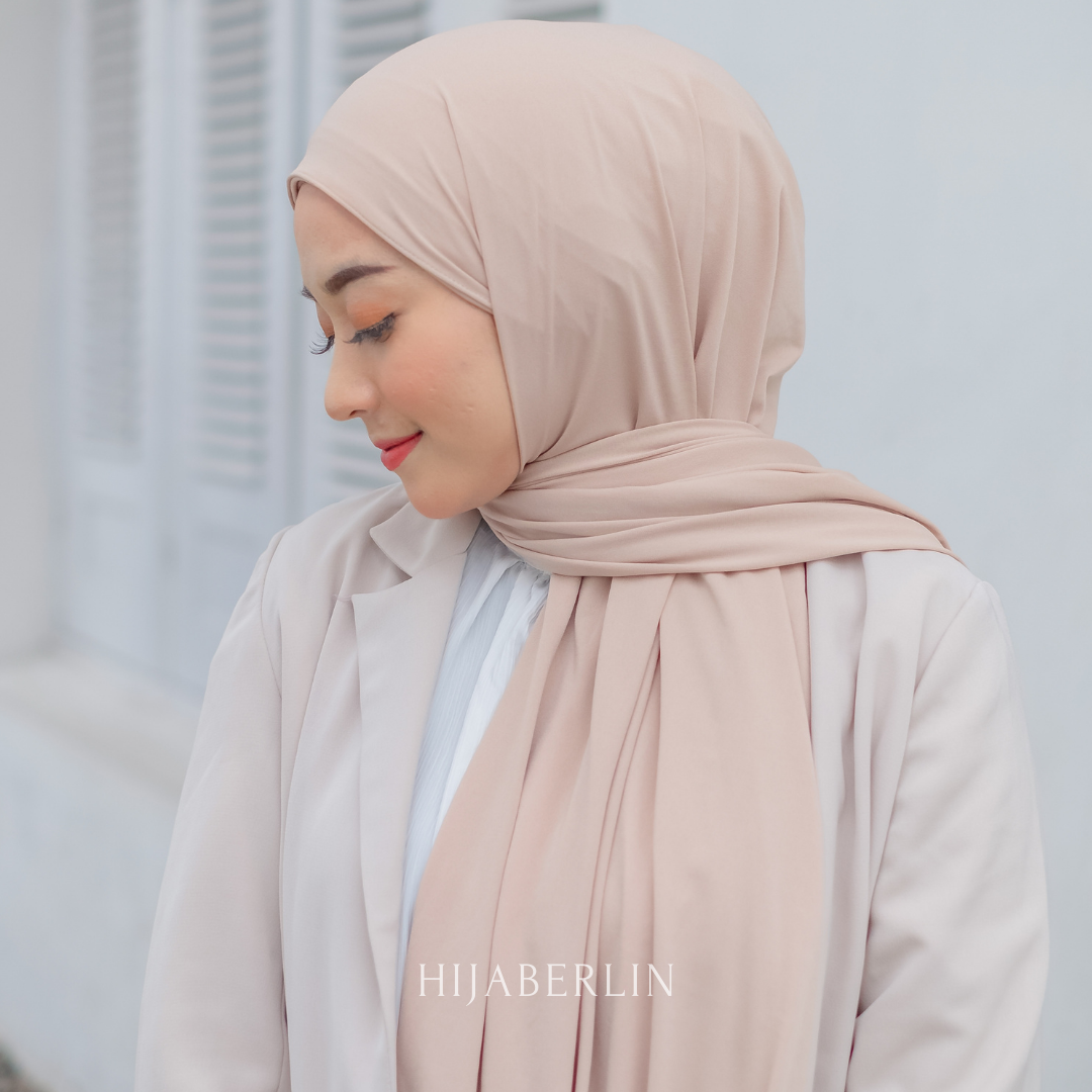 Vouges Instan Shawl 2in1 Hijaberlin - Nude