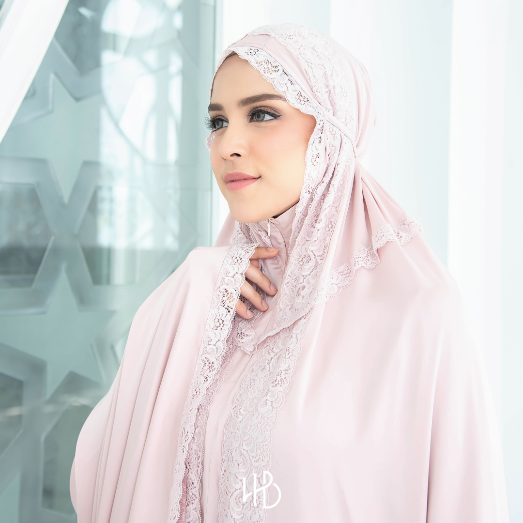 Umrah Prayer Set Hijaberlin - Rose
